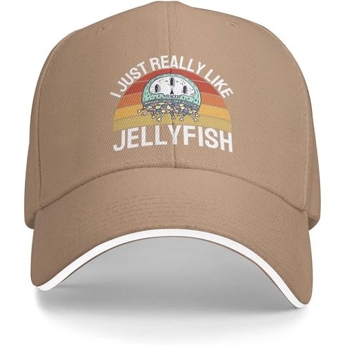 Chapeau De Méduse, Je Viens Vraiment D'aimer Les Méduses, Ok, Chapeau De Baseball Pour Femmes, Chapeaux Mignons