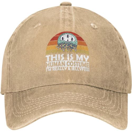 Casquette De Chapeau De Méduse, C'est Mon Costume Humain, Je Suis Vraiment Un Chapeau De Méduse, Casquette De Baseball Pour Femmes, Casquette Cool