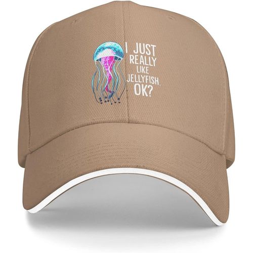 Chapeau De Méduse, J'aime Vraiment Vraiment Les Méduses, Casquette Ok Pour Femmes, Chapeaux De Baseball, Casquette Cool