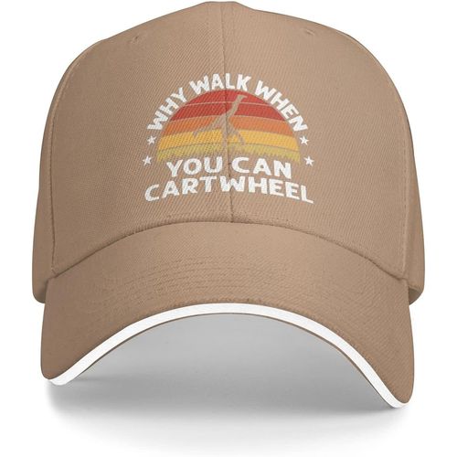 Casquette De Chapeau De Gymnastique Drôle Pourquoi Marcher Quand Vous Pouvez Casquette De Roue Femmes Chapeaux De Papa Chapeau Vintage