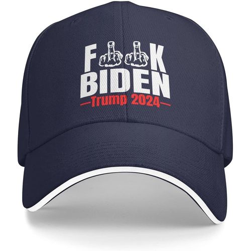 Casquette Fuck Biden Trump 2024 Pour Hommes, Chapeaux De Papa, Chapeaux Amusants