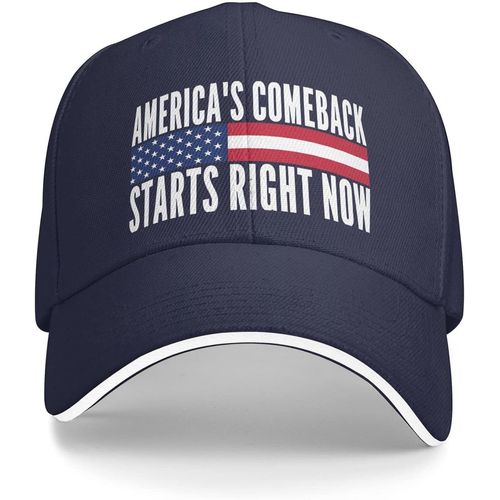 Trump 2024 Chapeau Le Retour De L'amérique Commence Maintenant Casquette Hommes Papa Chapeaux Casquette À La Mode
