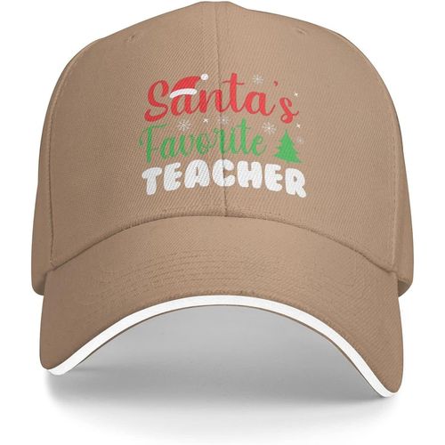 Chapeau De Noël Casquette De Professeur Préférée Du Père Noël Pour Femmes Chapeaux De Papa Avec Chapeaux Design