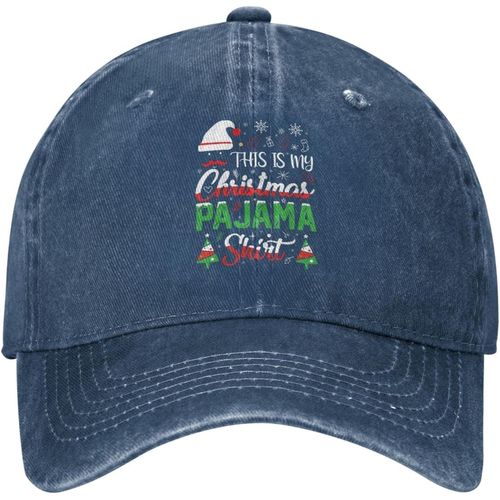 Casquette De Chapeau De Noël C'est Ma Casquette De Pyjama De Noël Pour Hommes Casquette De Baseball Chapeau Réglable