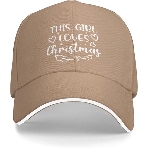 Chapeau De Noël Chapeau Cette Fille Qui Aime Le Chapeau De Noël Pour Les Femmes Chapeau De Baseball Casquette Tendance