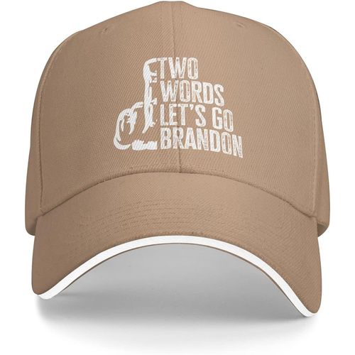 Fk Biden Chapeau Chapeau Deux Mots Laisse Aller Brandon Chapeau Pour Les Femmes Papa Chapeau Cool Chapeaux
