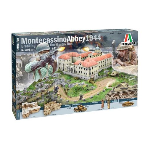 Italeri Montecassino Abbey 1944 Breaking The Gustav Line - Battle Set - Décor Modélisme 6198-Italeri