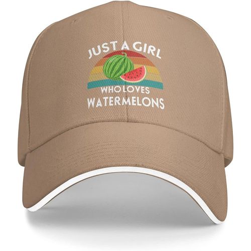 Chapeau D'amant De Pastèque, Chapeau Juste Une Fille Qui Aime La Pastèque Pour Femmes, Chapeaux De Baseball, Chapeaux Tendance