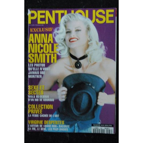 Penthouse 136 Mai 1996 Cover Anna Nicole Smith Virginie Despentes Interview Pique-Nique Party