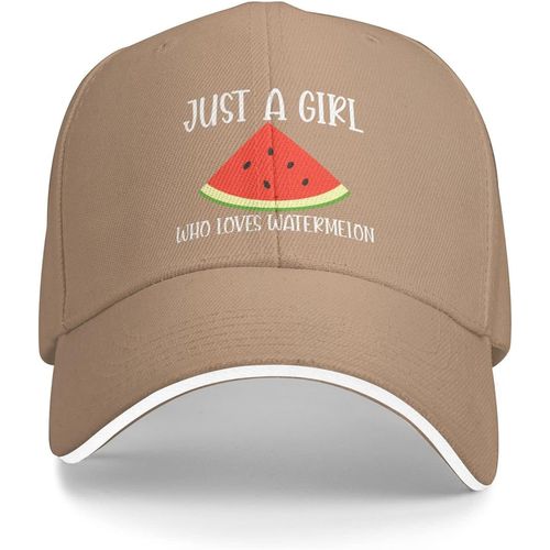Chapeau D'amoureux De Pastèque, Chapeau Juste Une Fille Qui Aime La Pastèque, Casquette De Baseball Pour Femmes, Casquette Graphique