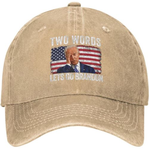 Fk Biden Chapeau Chapeau Deux Mots Laisse Aller Brandon Chapeau Pour Les Femmes Chapeau De Baseball Chapeau Cool