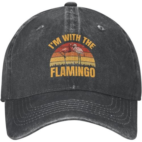 Casquette Drôle De Chapeau De Flamant Rose Je Suis Avec La Casquette De Flamant Rose Pour Les Femmes Casquettes De Baseball Casquette Cool