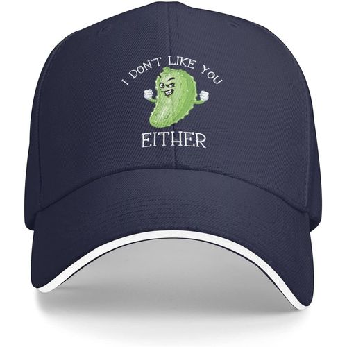 Chapeau De Chapeau De Légumes Drôle, Je Ne T'aime Pas Non Plus, Casquette Pour Femmes, Chapeau De Baseball, Casquettes Réglables