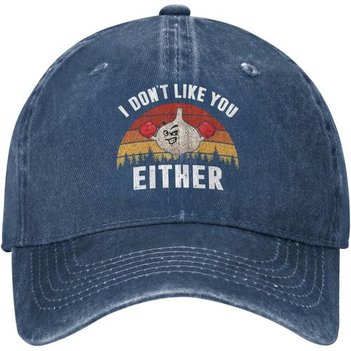Casquette De Chapeau Végétal Drôle, Je Ne T'aime Pas Non Plus, Casquette De Baseball Pour Femmes, Chapeaux Graphiques