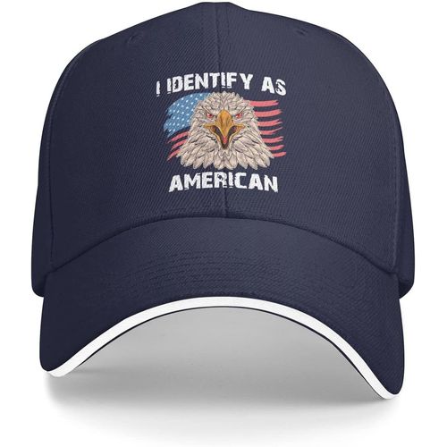 Casquette Américaine, Je M'identifie Comme Casquette Américaine, Chapeaux De Papa Pour Femmes, Casquette Drôle