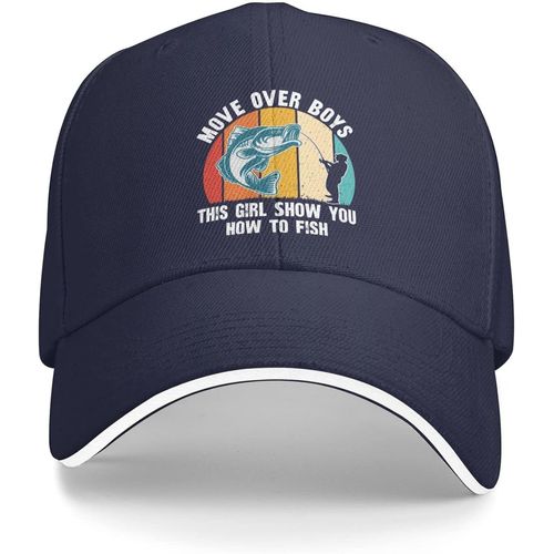 Chapeau De Pêche, Casquette Move Over Boys, Laissez Cette Fille Vous Montrer Comment Pêcher, Casquette De Baseball Pour Femmes, Casquette Graphique