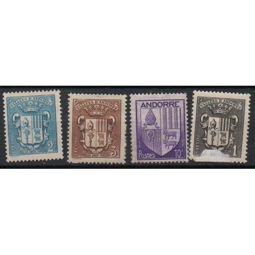 Andorre Timbres Armoiries