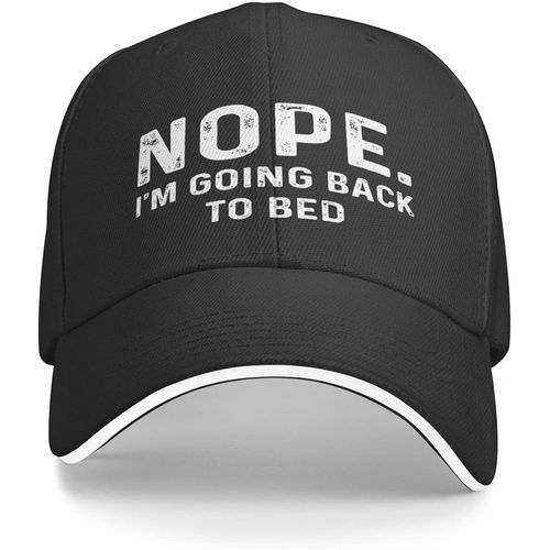 Je Retourne Au Lit, Chapeau Pour Femmes, Casquettes De Baseball, Casquettes Réglables