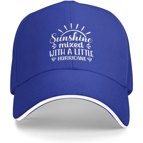 Casquette De Baseball Pour Femmes, Chapeau Graphique Soleil Mélangé Avec Un Petit Ouragan