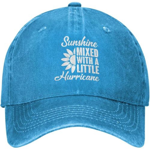 Soleil Mélangé Avec Un Petit Chapeau D'ouragan Femmes Casquettes De Baseball Chapeau Drôle