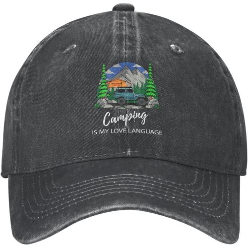 Camping Amoureux Chapeau Camping Est Mon Amour Langues Chapeau Femmes Casquettes De Baseball Casquettes Cool