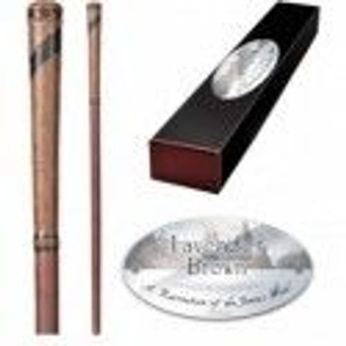 The Noble Collection - Lavender Brown Character Wand - 15in (38cm) Wizarding World Wand With Name Tag
