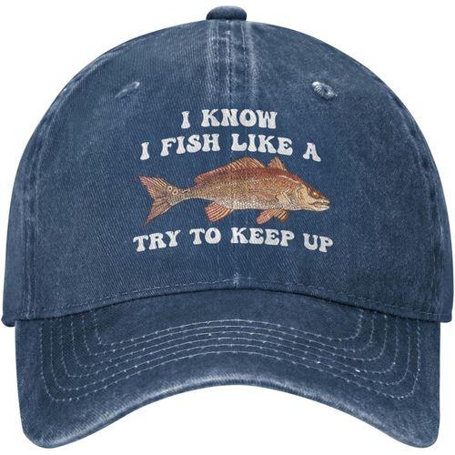 Chapeau De Pêche Je Sais Que Je Pêche Comme Une Fille, Essayez De Suivre Le Chapeau, Chapeaux De Papa Pour Femmes, Chapeaux Graphiques
