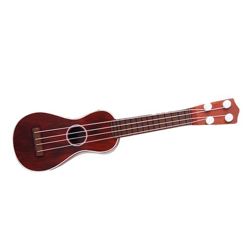 Ukulele pour enfants, jouet a 4 cordes, excellent son, guitare simulee, instrument de musique pour debutants, gourde