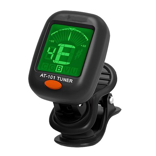 Accordeur A Pince Avec Ecran Lcd Bicolore, Accessoire D'accordage Pour Basse Electrique, Ukulele, Guitare Acoustique