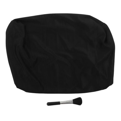 Housse De Protection Pour Haut-Parleur, Tissu Elastique Anti-Poussiere, Noir, Avec Brosse, Pour Divers Instruments
