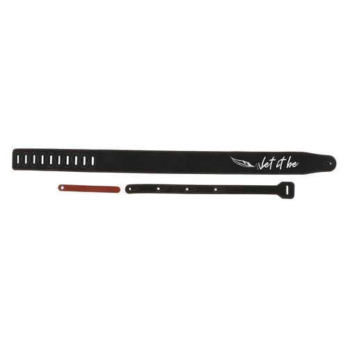 Sangle De Guitare Reglable En Cuir Nubuck Pour Basse Electrique Et Acoustique, Broderie De Plumes Noires