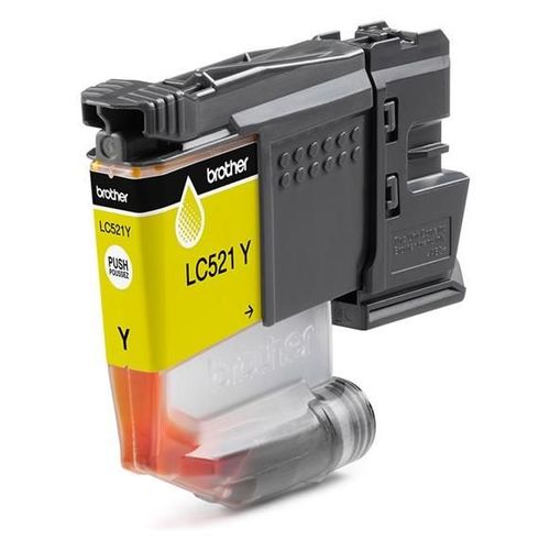 Brother LC521Y - Jaune - original - pack d'oreillers - cartouche d'encre - pour Brother DCP-J1260W, DCP-J1310DW
