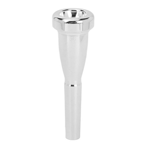 Embouchure De Trompette 5c En Laiton Plaque Argent, Pieces Et Accessoires Pour Instruments De Musique A Vent