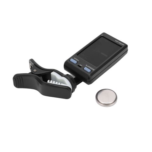 Accordeur De Guitare A Traitement Numerique Avec Ecran Lcd Et Accessoires Pour Instruments De Musique Portables, Noir