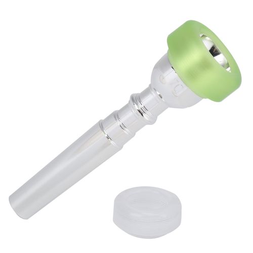 Embouchure De Trompette 9,8 Mm 7c Avec Couvercle Argente, Accessoire Universel Et Durable Pour Instrument De Musique
