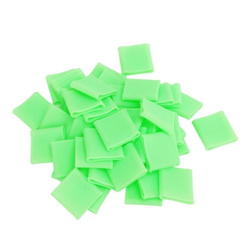 Lot De 50 Manchons De Protection Universels En Silicone Souple Et Fin Pour Les Doigts, Accessoires Pour Instruments, Vert