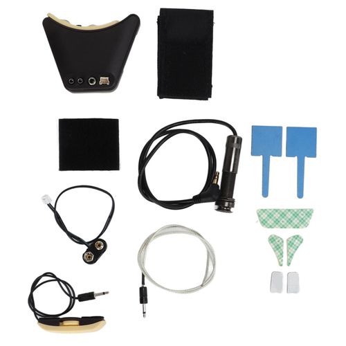 Micro de rosace de guitare acoustique Plug and Play Son clair et uniforme Micro de rosace de guitare en metal et plastique
