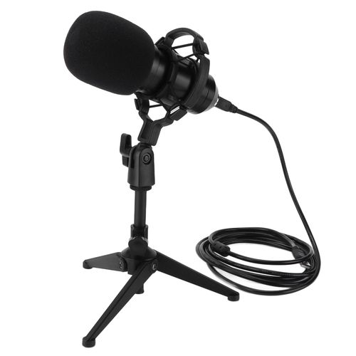 Kit De Microphone A Condensateur, Trepied, Prise Usb, Micro D'enregistrement, Equipement De Diffusion En Direct
