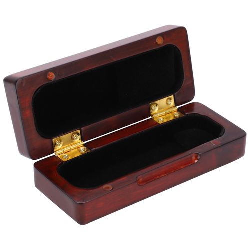 Etui Pour Embouchure De Saxophone En Bois Massif, Boite De Rangement Portable Pour Accessoires D'instruments De Musique, Palissandre