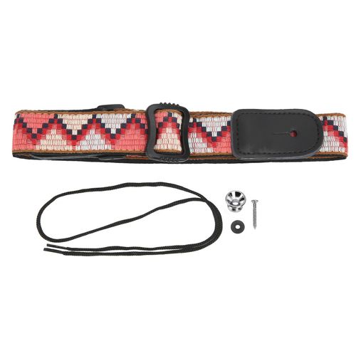 Sangle Pour Ukulele, Ceinture En Nylon, Sangles De Tete En Cuir Avec Bouton D'extremite, Accessoires Pour Instruments De Musique, Style 3