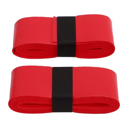 Lot De 2 Bandes Antiderapantes Et Absorbantes Pour Baguettes De Batterie En Pu, Rouge