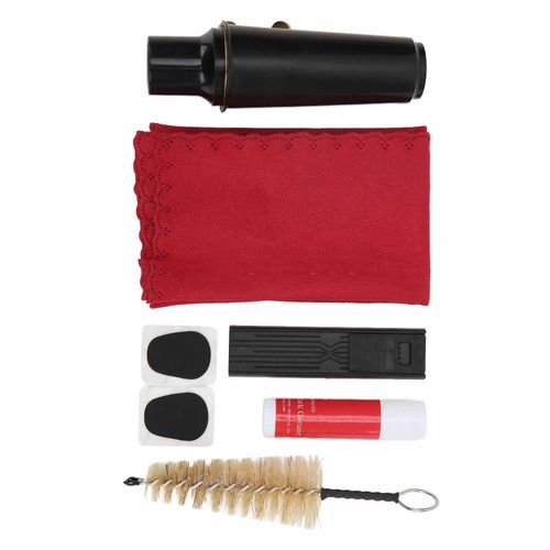 Kit D'embouchure Pour Saxophone Tenor, Avec Capuchon En Plastique, Brosse De Nettoyage, Accessoires Pour Instruments De Musique