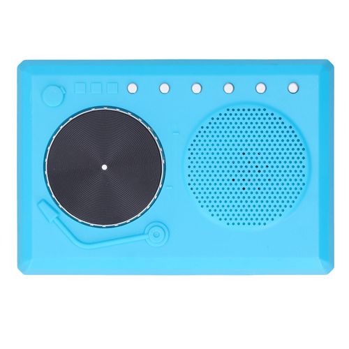 Mini DJ jouet pour enfants, boite a musique de fete intellectuelle, instrument de musique, fournitures, bleu
