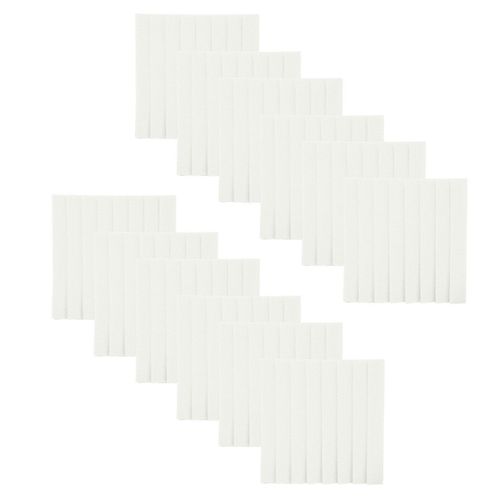 Lot de 12 panneaux d'absorption acoustique triangulaires a 8 rainures, materiau insonorisant (blanc)