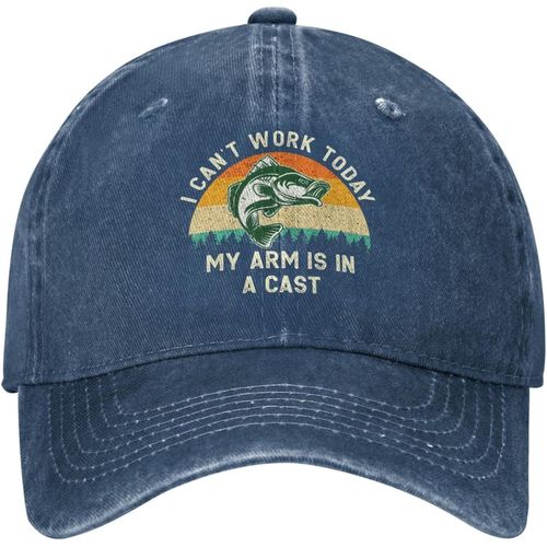 Chapeau De Pêche Ne Fonctionne Pas Aujourd'hui, Mon Bras Est Dans Un Chapeau Moulé, Chapeau De Baseball Pour Hommes, Chapeau Vintage
