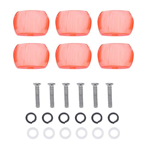 Lot De 6 Chevilles D'accordage Et Boutons En Acrylique Pour Guitare (#6)