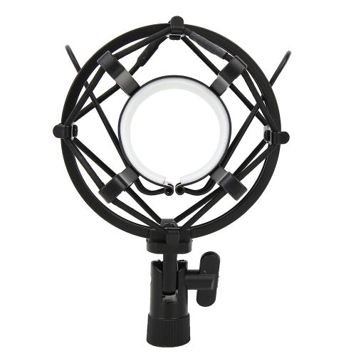 Support de microphone antichoc a clip, suspension anti-vibrations, haute isolation, enregistrement en studio