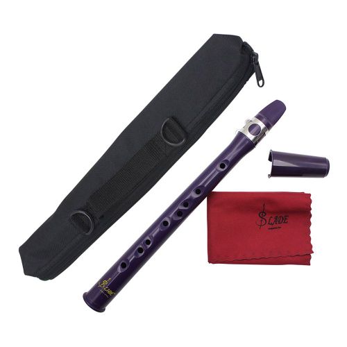 Lade Mini Saxophone Mi Bemol Avec Embouchure Instrument Pour Debutants (Violet)