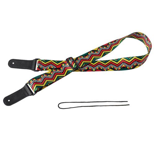 Bandouliere En Cuir Pour Guitare Electrique, Couleur, Clavier, Motif, Longueur Reglable