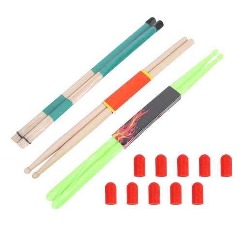 Baguettes En Bois, Tiges De Rute, Couvre-Baguettes, Kit D'accessoires Pour Instruments De Musique